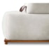 Sofá 3 Lugares Decoração Lazer Sala Ibiza SPZ 180cm Bouclé Branco
