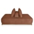 Sofá 3 Lugares Decoração Lazer Sala Ibiza SPZ 180cm Bouclé Terracota