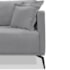 Sofá 3 Lugares Escritório Recepção Calypso SPZ 180cm Linho Cinza