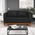 Sofá 3 Lugares Europa 180 cm Estilo Conforto e Elegância Suede Preto - Amarena Móveis