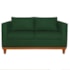 Sofá 3 Lugares Europa 180 cm Estilo Conforto e Elegância Suede Verde - Amarena Móveis