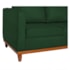 Sofá 3 Lugares Europa 180 cm Estilo Conforto e Elegância Suede Verde - Amarena Móveis