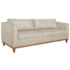 Sofa 3 Lugares Europa 180cm Estilo Conforto e Elegancia Bouclé Bege - Amarena Móveis