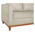 Sofa 3 Lugares Europa 180cm Estilo Conforto e Elegancia Bouclé Bege - Amarena Móveis