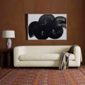 Sofá 3 Lugares Luxo Recepção Escritorio Sala Veneza 180cm Linho Bege
