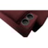 Sofá 3 Lugares Luxo Recepção Escritorio Sala Vicenza 175cm Suede Bordo