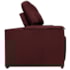 Sofá 3 Lugares Luxo Recepção Escritorio Sala Vicenza 175cm Suede Bordo