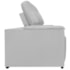 Sofá 3 Lugares Luxo Recepção Escritorio Sala Vicenza 175cm Suede Branco