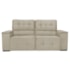 Sofá Cama Retrátil Sala Vicenza 175cm Bouclé Bege