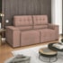 Sofá Cama Retrátil Sala Vicenza 175cm Suede Rose