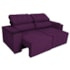 Sofá Cama Retrátil Sala Vicenza 175cm Suede Roxo