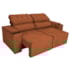Sofá Cama Retrátil Sala Vicenza 175cm Suede Terracota