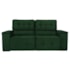 Sofá Cama Retrátil Sala Vicenza 175cm Suede Verde