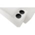 Sofá Cama Retrátil Sala Vicenza 210cm Bouclé Branco