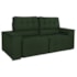 Sofá Cama Retrátil Sala Vicenza 210cm Linho Verde