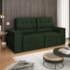 Sofá Cama Retrátil Sala Vicenza 210cm Linho Verde