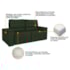 Sofá Cama Retrátil Sala Vicenza 210cm Linho Verde