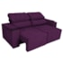 Sofá Cama Retrátil Sala Vicenza 210cm Suede Roxo