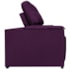 Sofá Cama Retrátil Sala Vicenza 210cm Suede Roxo