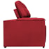 Sofá Cama Retrátil Sala Vicenza 210cm Suede Vermelho