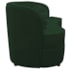 Sofá Curvo 2 Lugares Orgânico Sala Recepção Escritório Decorativo Luxo Panamá 140cm Suede Verde