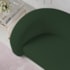 Sofá Curvo 3 Lugares Organico Sala Recepção Escritório Coréia 180cm Linho Verde