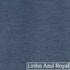 Sofá Curvo 3 Lugares Organico Sala Recepção Escritório Valência 200cm Linho Azul Royal - Amarena Móveis