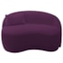 Sofá Curvo Freesia Design Orgânico Moderno 180cm Suede Roxo