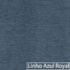 Sofá Luxo Recepção Escritorio Sala Vicenza 210cm Linho Azul Royal