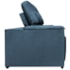 Sofá Luxo Recepção Escritorio Sala Vicenza 210cm Linho Azul Royal