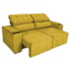 Sofá Luxo Recepção Escritorio Sala Vicenza 210cm Suede Amarelo