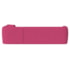 Sofá Modular Oslo Luxuoso Sala de Estar Decoração Luxo 265cm Suede Pink