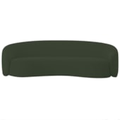 Sofá Orgânico Luxo Recepção 250cm Amore Linho Verde