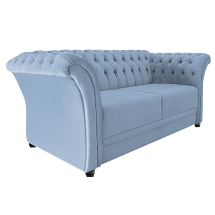 Sofa Recamier Decorativa Chesterfield Sofia Corano Azul Bebe Capitone Amarena Moveis Amarena Moveis