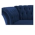 Sofá Recamier Decorativa Chesterfield Sofia Suede Azul Marinho Capitonê - Amarena Móveis