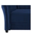 Sofá Recamier Decorativa Chesterfield Sofia Suede Azul Marinho Capitonê - Amarena Móveis