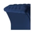 Sofá Recamier Decorativa Chesterfield Sofia Suede Azul Marinho Capitonê - Amarena Móveis