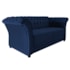 Sofá Recamier Decorativa Chesterfield Sofia Suede Azul Marinho Capitonê - Amarena Móveis