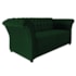 Sofá Recamier Decorativa Chesterfield Sofia Suede Verde Capitonê - Amarena Móveis